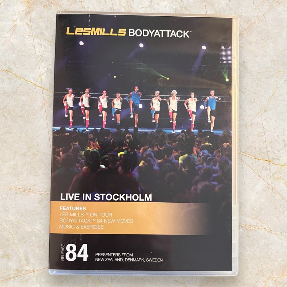 Les Mills BODYATTACK 84 CD, DVD, & Choreography Booklet
